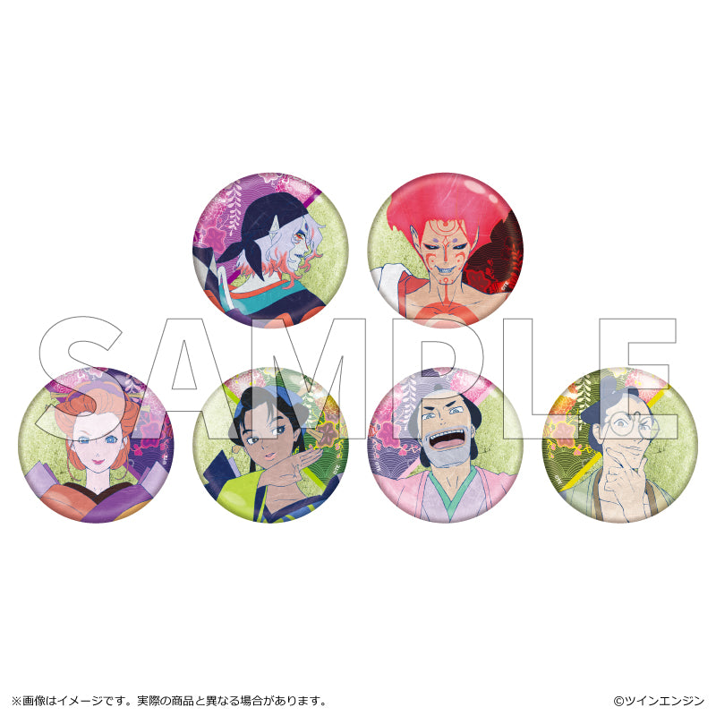 『劇場版モノノ怪 第二章 火鼠』 金屏風柄缶バッジ 単品 (トレーディング)