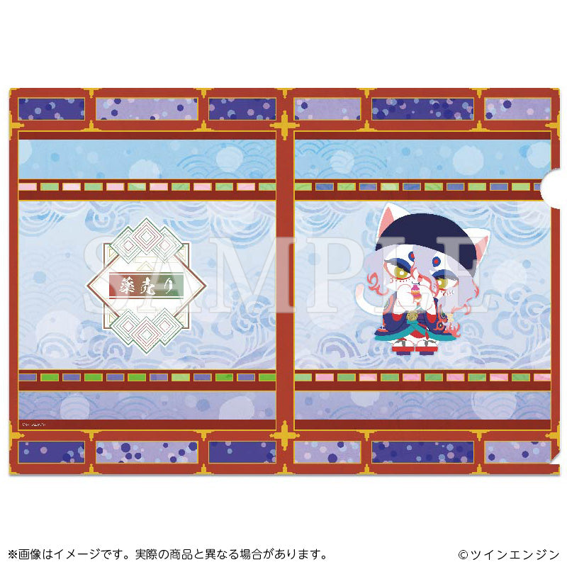 『劇場版モノノ怪 第二章 火鼠』どうぶつフォーゼ クリアファイル 1.薬売り